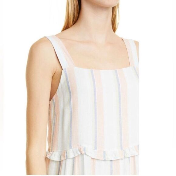 RAILS Sandy Linen Blend Shift Dress, Summer Airy Vacation Dress Large 10/12  NWT - Picture 14 of 15